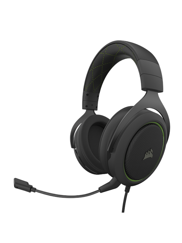 Corsair HS50 PRO STEREO Gaming Headset - Green