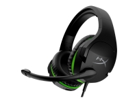 HyperX CloudX Stinger Xbox - Headset - fuld størrelse - kabling - 3,5 mm jackstik - Sort & Grøn