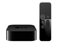 Apple TV 4K - 1. generation - AV-afspiller - 64 GB - 4K UHD (2160p) - 60 fps - HDR - sort