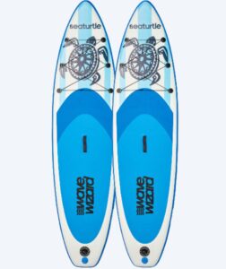 Pakketilbud: 2x Watery Global oppustelig SUP Paddleboard 10'6 - Lyseblå